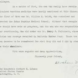 Letter: 1956 May 1