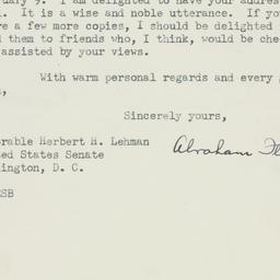 Letter: 1950 February 10