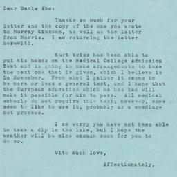Letter: 1951 July 5