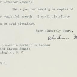 Letter: 1950 March 2
