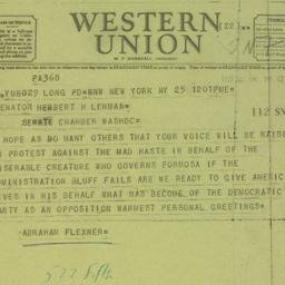 Letter: 1955 January 25