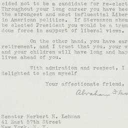Letter: 1956 August 27