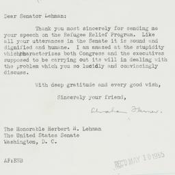 Letter: 1955 May 9