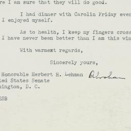 Letter: 1950 February 20