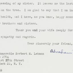 Letter: 1957 April 29