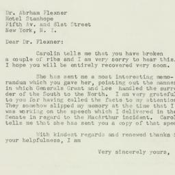 Letter: 1951 April 30