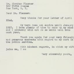 Letter: 1955 May 4