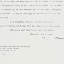 Letter: 1958 May 17