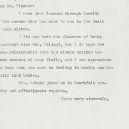 Letter: 1957 April 27