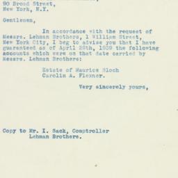 Memorandum: 1939 May 23