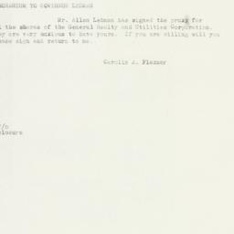 Letter: 1939 December 11