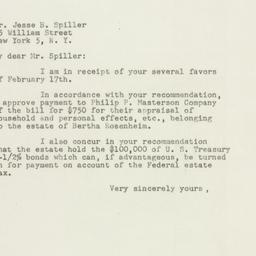 Letter: 1948 February 19