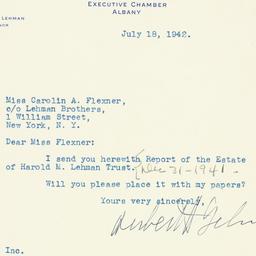 Letter: 1942 July 18