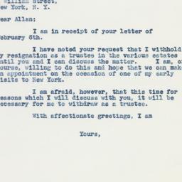 Letter: 1942 February 9