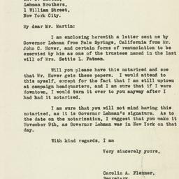 Letter: 1936 November 17