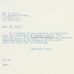 Letter: 1936 July 3