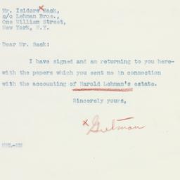 Letter: 1936 July 2