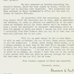 Letter: 1936 June 15