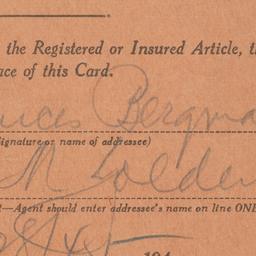 Letter: 1945 September 28