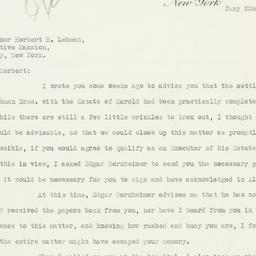 Letter: 1934 January 22