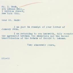 Letter: 1935 January 28