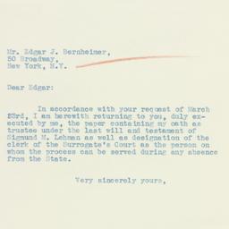 Letter: 1934 April 2