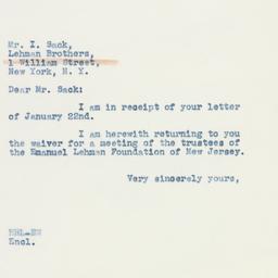 Letter: 1942 January 22