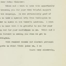 Letter: 1949 November 25