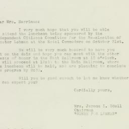Letter: 1950 October 23