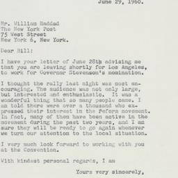 Press Release: 1960 June 29