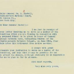Letter: 1933 March 13