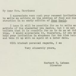 Letter: 1943 September 7