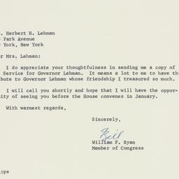 Letter: 1964 December 9