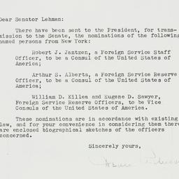 Letter: 1952 March 28