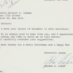 Letter: 1958 December 15