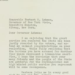 Letter: 1938 November 11