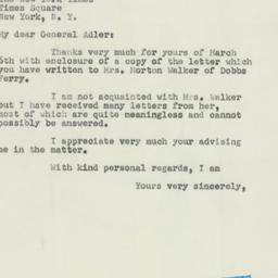 Letter: 1952 March 11