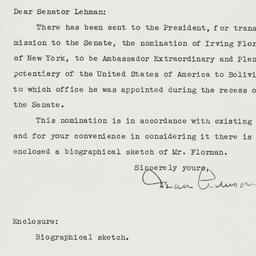 Letter: 1951 January 15