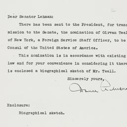 Letter: 1950 December 14