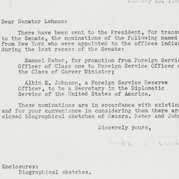 Letter: 1952 January 10