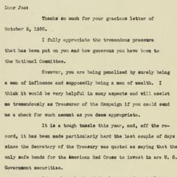Letter: 1936 October 7