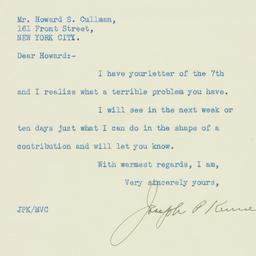 Letter: 1936 October 8