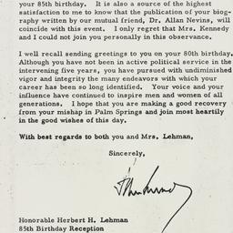 Letter: 1963 March 27