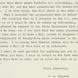 Memorandum: 1956 January 18