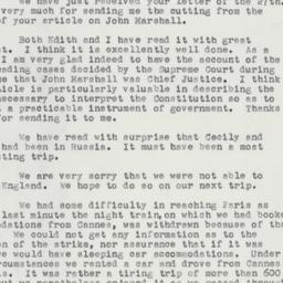 Letter: 1955 September 29