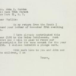 Letter: 1951 December 14