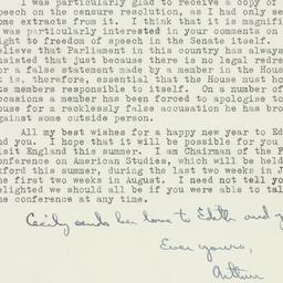 Letter: 1954 December 17