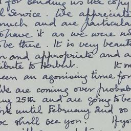Letter: 1964 January 1