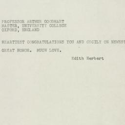 Letter: 1955 February 2