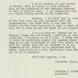 Letter: 1950 January 26